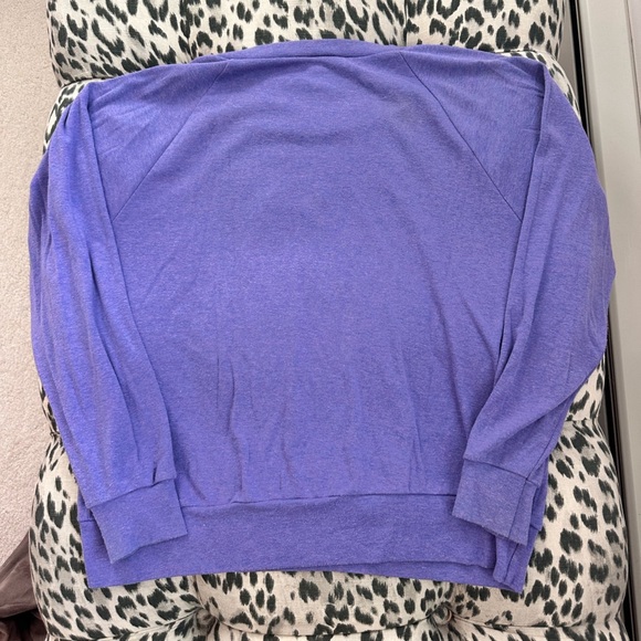 American Apparel Purple Alpha Phi Sorority Sweatshirt Size M - Picture 3 of 4